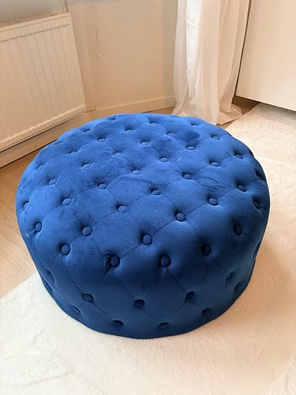 Sittpuff Marinblå