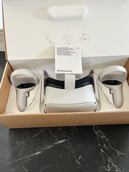 Meta Quest 2 VR-headset vit 128GB