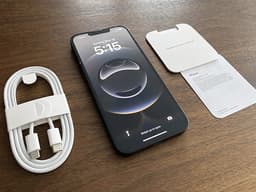 iPhone 16e svart med kvitto