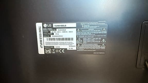 LG 75UN81006LB 75" LED-TV
