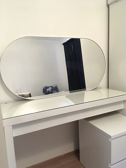 IKEA oval spegel