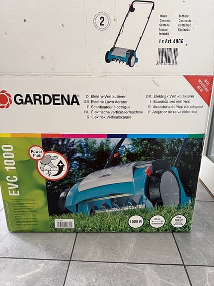 Gardena EVC 1000 elektrisk vertikalskärare 1000W