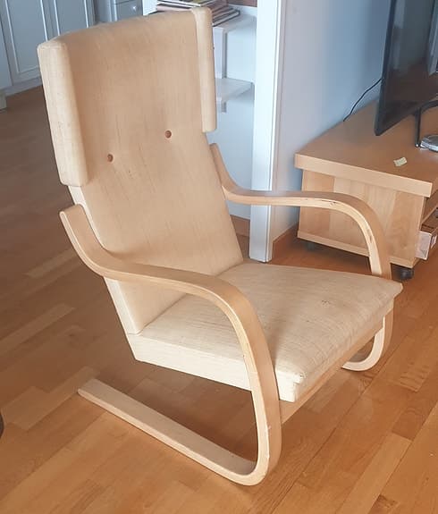 Alvar Aalto fåtölj modell 401 (Artek) – Fin 60/70-tals vintage