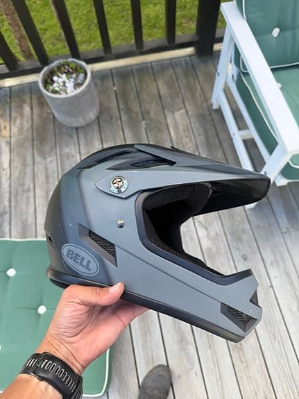Bell fullface cykelhjälm XS grå