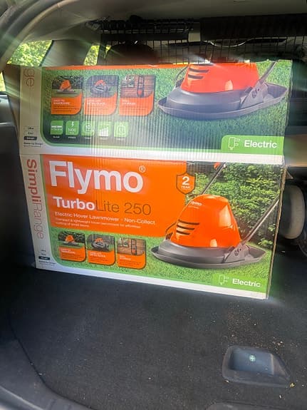 Flymo Turbo Lite 250 elgräsklippare orange