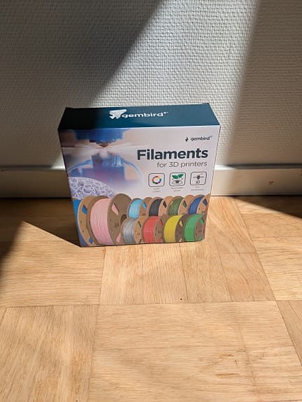 Gembird Filaments för 3D‑skrivare grå tråd