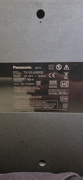 Panasonic TX-50JX800E 50"