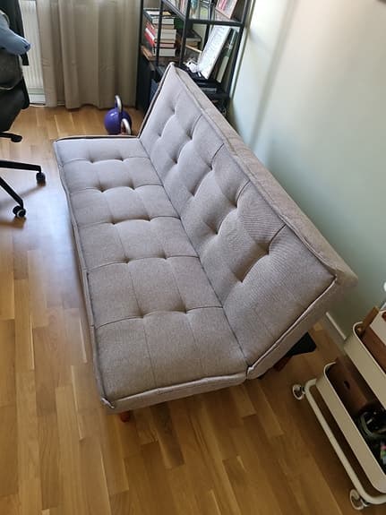 Bäddsoffa - Nyskick - Beige