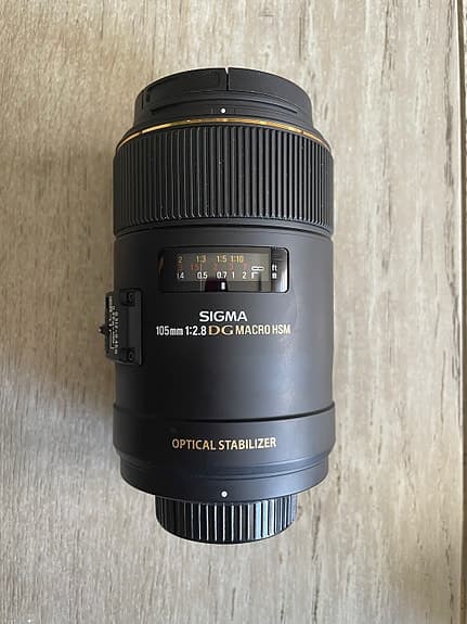 Sigma 105mm F2.8 EX DG MACRO för NIKON