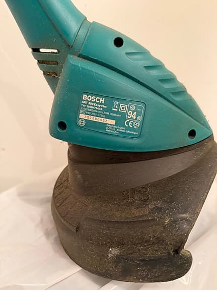 Bosch grästrimmer eldriven