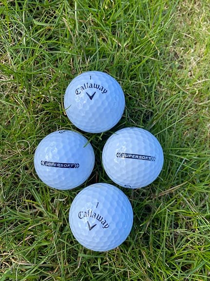 Golfbollar - Supersoft i nyskick 50 st
