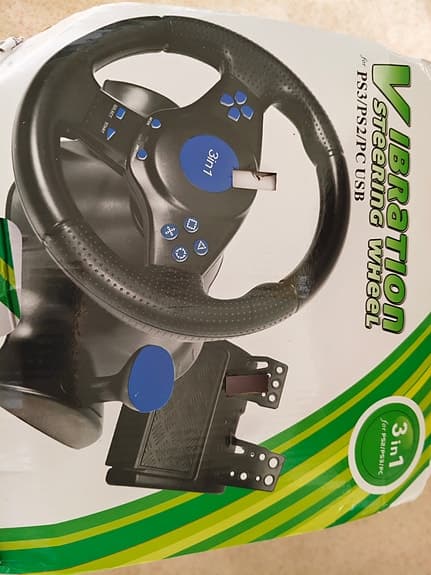 3in1 ratt och pedaler till PS2/PS3/PC
