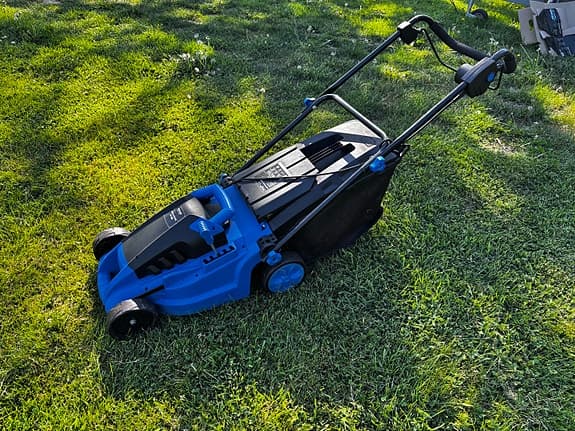 Lawn Movers LLM 332 elgräsklippare blå