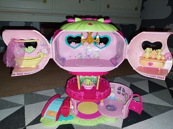 My Little Pony samlarobjekt 2 st hus med ljud ljus 💫💓🌈