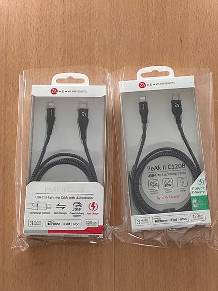 Apple USB‑C till Lightning-kabel svart