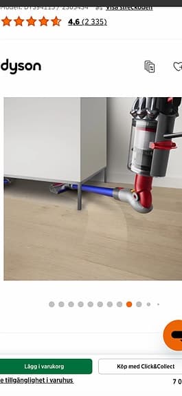 Dyson V10 Absolute skaftdammsugare Bäst i test