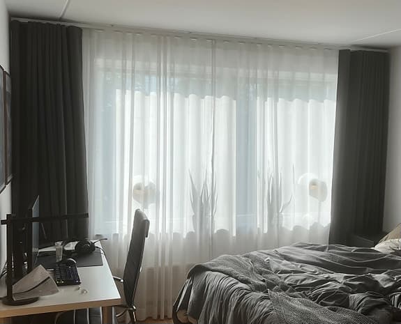 Helt nya ateljésydda mörkläggningsgardiner