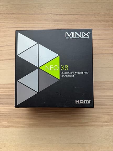 MINIX NEO X8 TV Box – Ny/Oanvänd