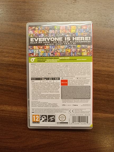 Nintendo Switch Super Smash Bros. Ultimate spel