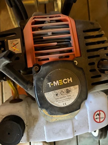 T-MECH bensindriven jordfräs