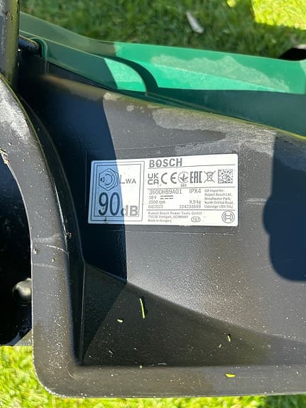 Bosch gräsklippare batteridriven grön