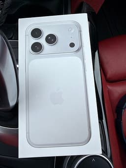 Iphone 17 pro 256g silver obruten förpackning