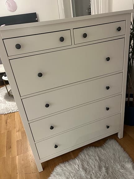 Byrå Hemnes med sex lådor IKEA
