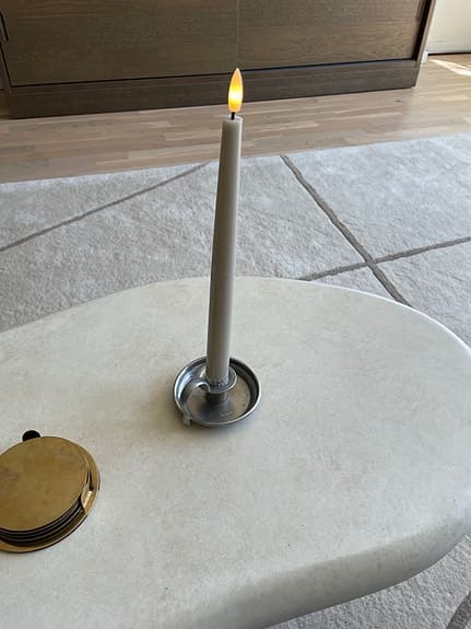 Ljus och ljusstake