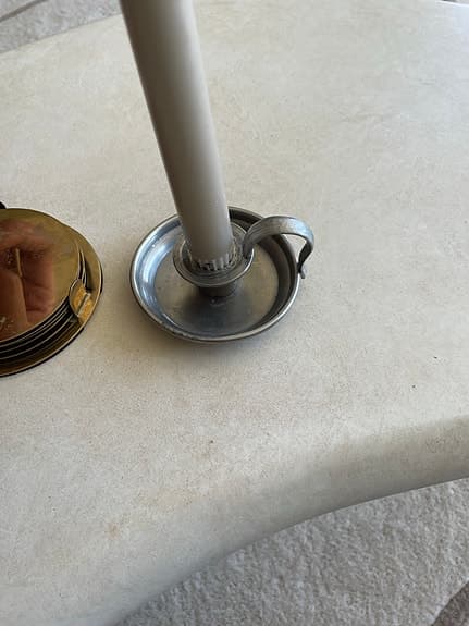 Ljus och ljusstake