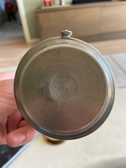 Ljus och ljusstake