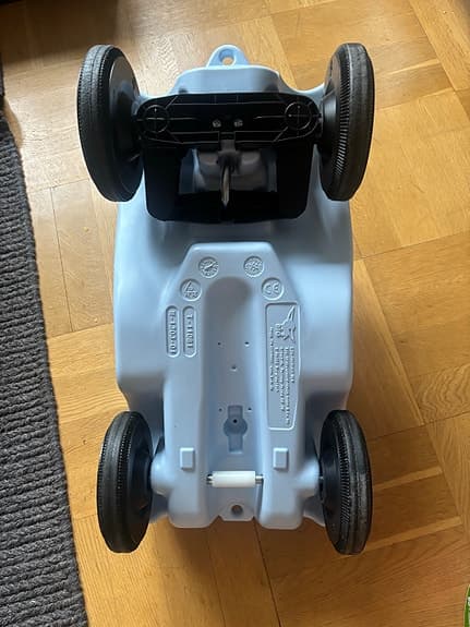 Bobby car i ljusblått