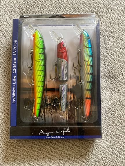 Fladen Insjö Wobbler betesset 13-16 cm [18-30.5 g] 3-pack