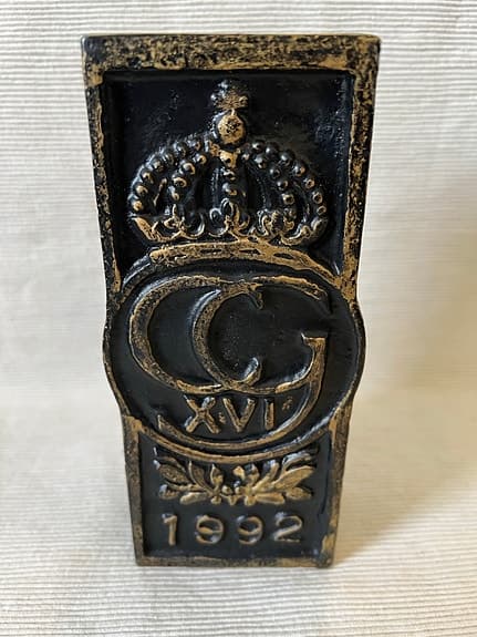 Ljusstake Stavsjö bruk Carl XVI Gustav 1992