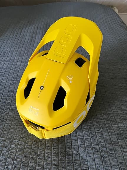 POC cykelhjälm fullface M gul