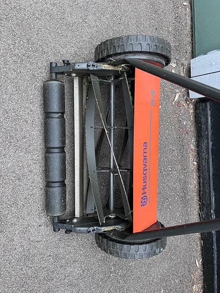 Husqvarna 54, handdriven gräsklippare orange