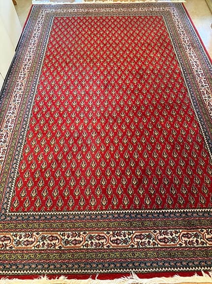 Handknuten turkiskt matta 3x2 m