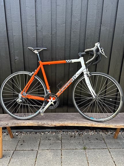 Crescent Race SLU landsvägscykel 54 cm 28" unisex orange/vit