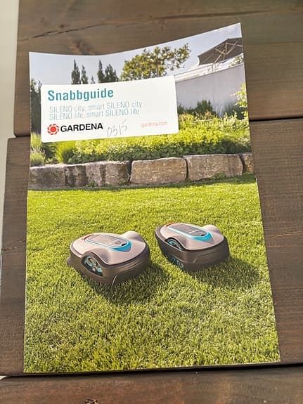 Gardena robotgräsklippare smart system