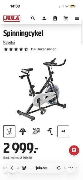 Spinningcykel Kayoba – nyskick