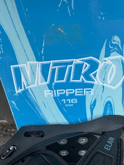 Nitro Ripper snowboard 116 cm blå