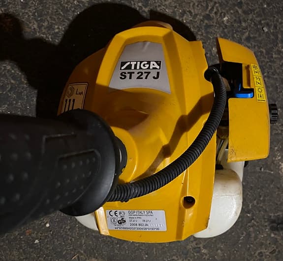 Stiga grästrimmer något defekt