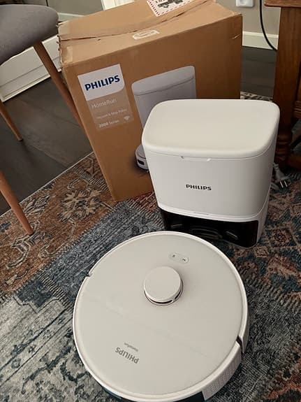 Philips HomeRun 3000 Series robotdammsugare vit