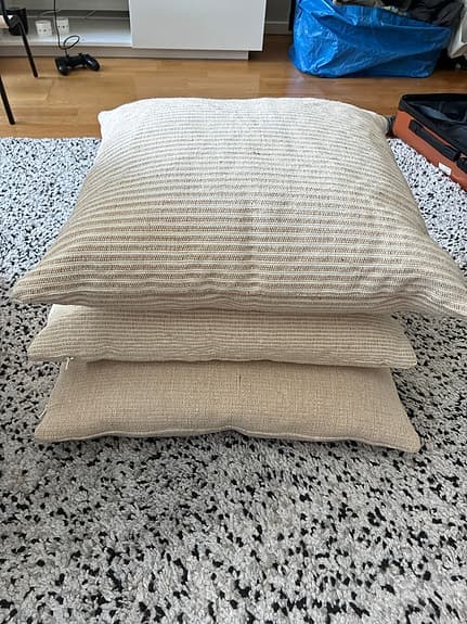 H&M Home kuddfodral 50x50 beige