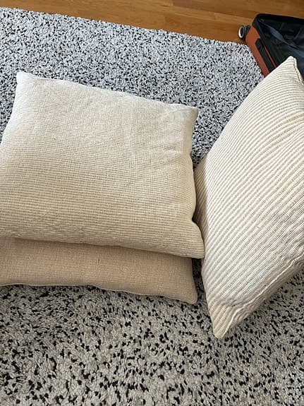 H&M Home kuddfodral 50x50 beige