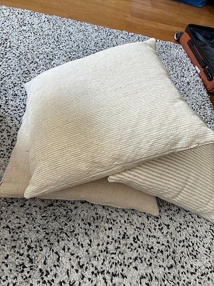 H&M Home kuddfodral 50x50 beige