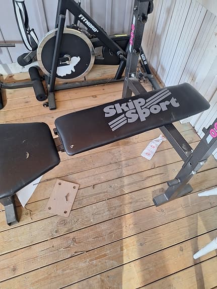Skip Sport bänkpress med viktskivor