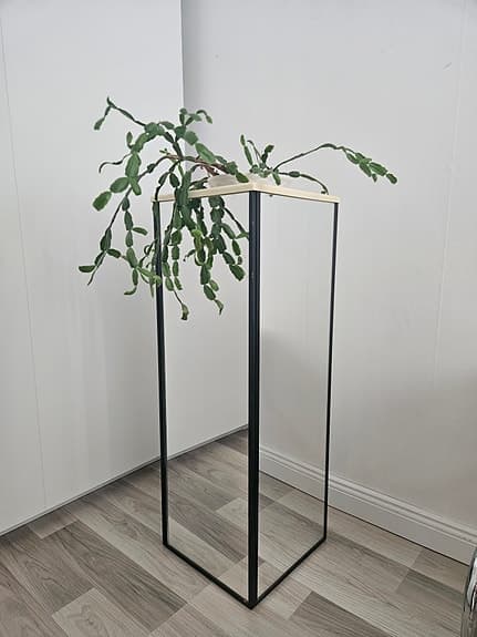 IKEA retro blom/växt piedestal spegel 1980 tal