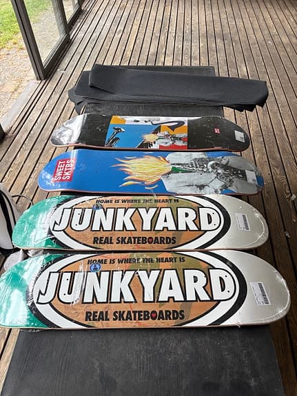 Junkyard skateboarddeckar 8.0–8.25