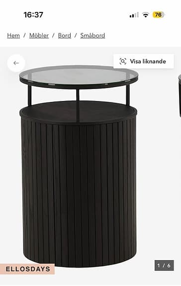 Bovall sidobord HELT NYTT
