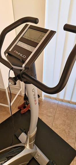 Finnlo Exum motionscykel silver/svart